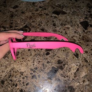 Hot pink Pink by Victoria’s Secret bottle opening sun glasses!!